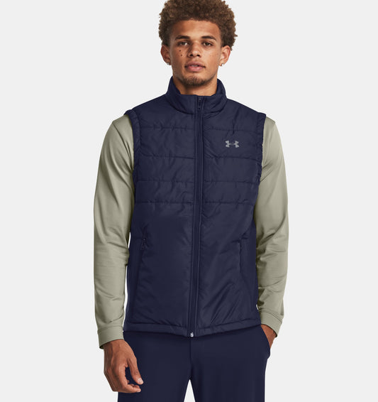 UA Storm Session Golf Vest Midnight Navy