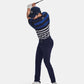 UA Playoff 3.0 Stripe Polo Navy Blue/Royal Blue