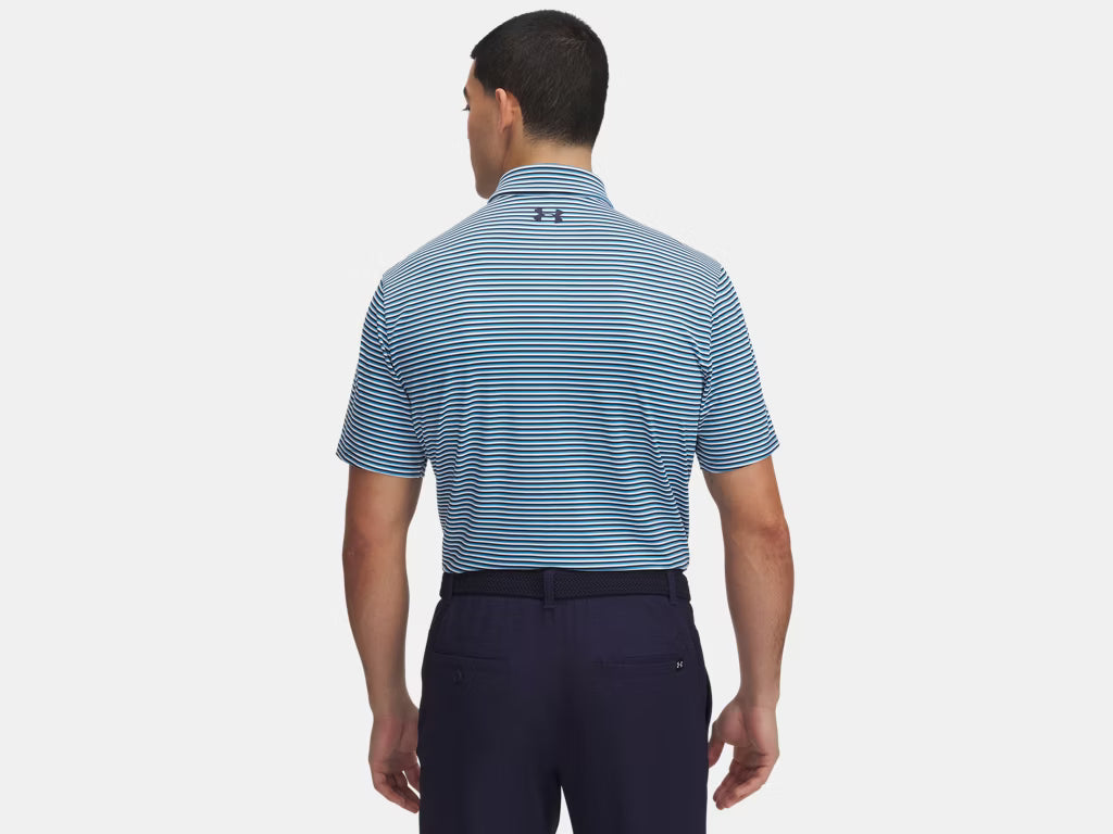 Under Armour UA Playoff 3.0 Stripe Polo Ester Blue