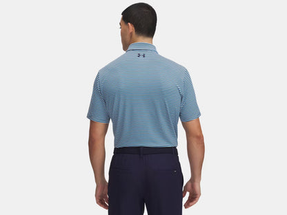 Under Armour UA Playoff 3.0 Stripe Polo Ester Blue