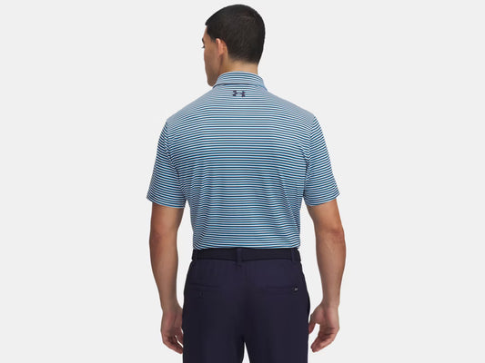 Under Armour UA Playoff 3.0 Stripe Polo Ester Blue