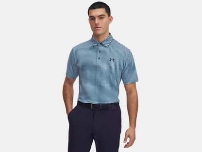 Under Armour UA Playoff 3.0 Stripe Polo Ester Blue