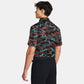 UA Playoff 3.0 Printed Polo Black/Hydro Teal/Black