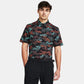 UA Playoff 3.0 Printed Polo Black/Hydro Teal/Black
