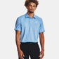 UA Playoff 3.0 Printed Polo White/Cosmic Blue
