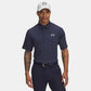 UA Playoff Printed Polo Midnight Navy/Downpour Grey