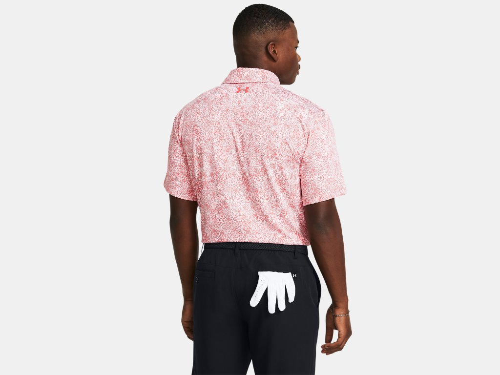 UA Playoff 3.0 Printed Polo Coho/White/Coho