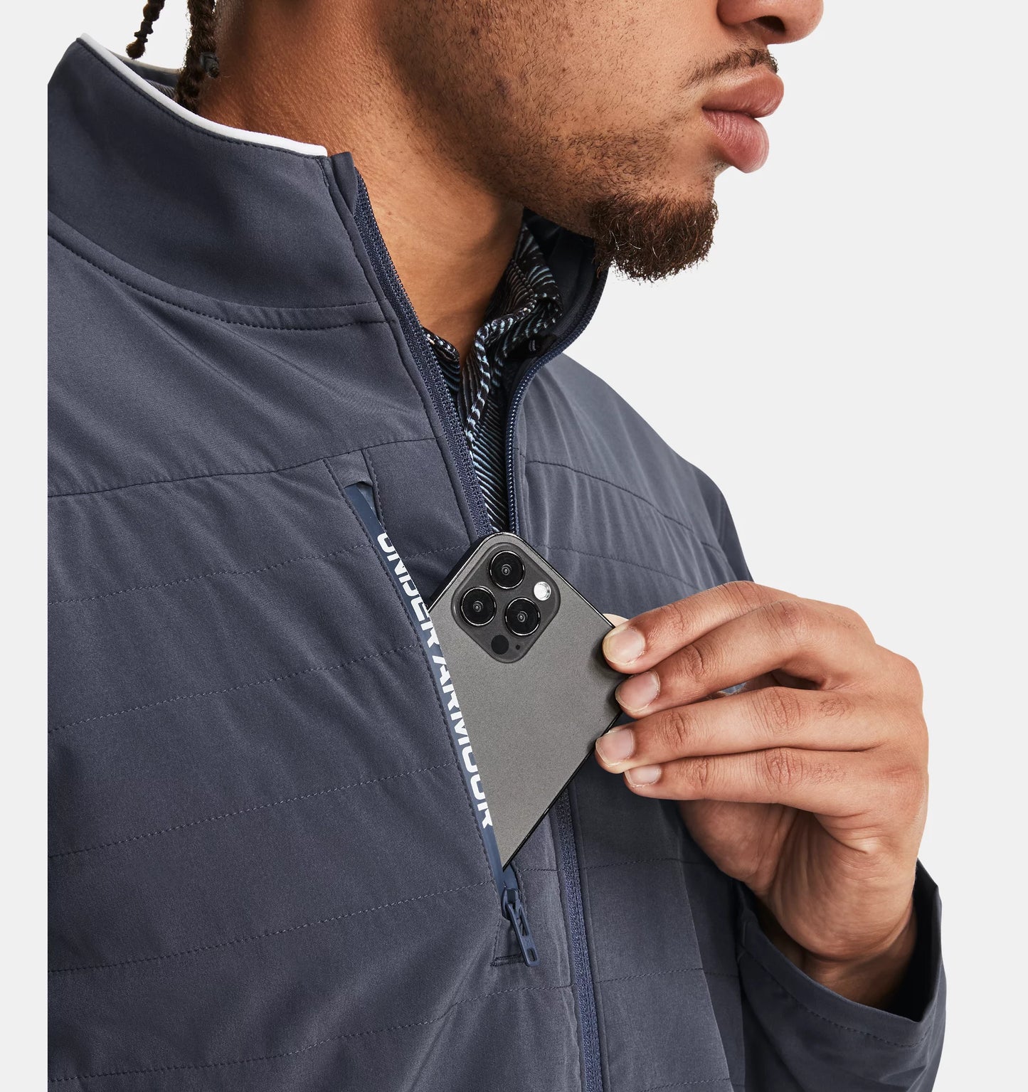 UA Storm Revo Jacket Downpour Gray/White