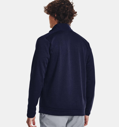 UA Storm Sweaterfleece HZ Midnight Navy/White