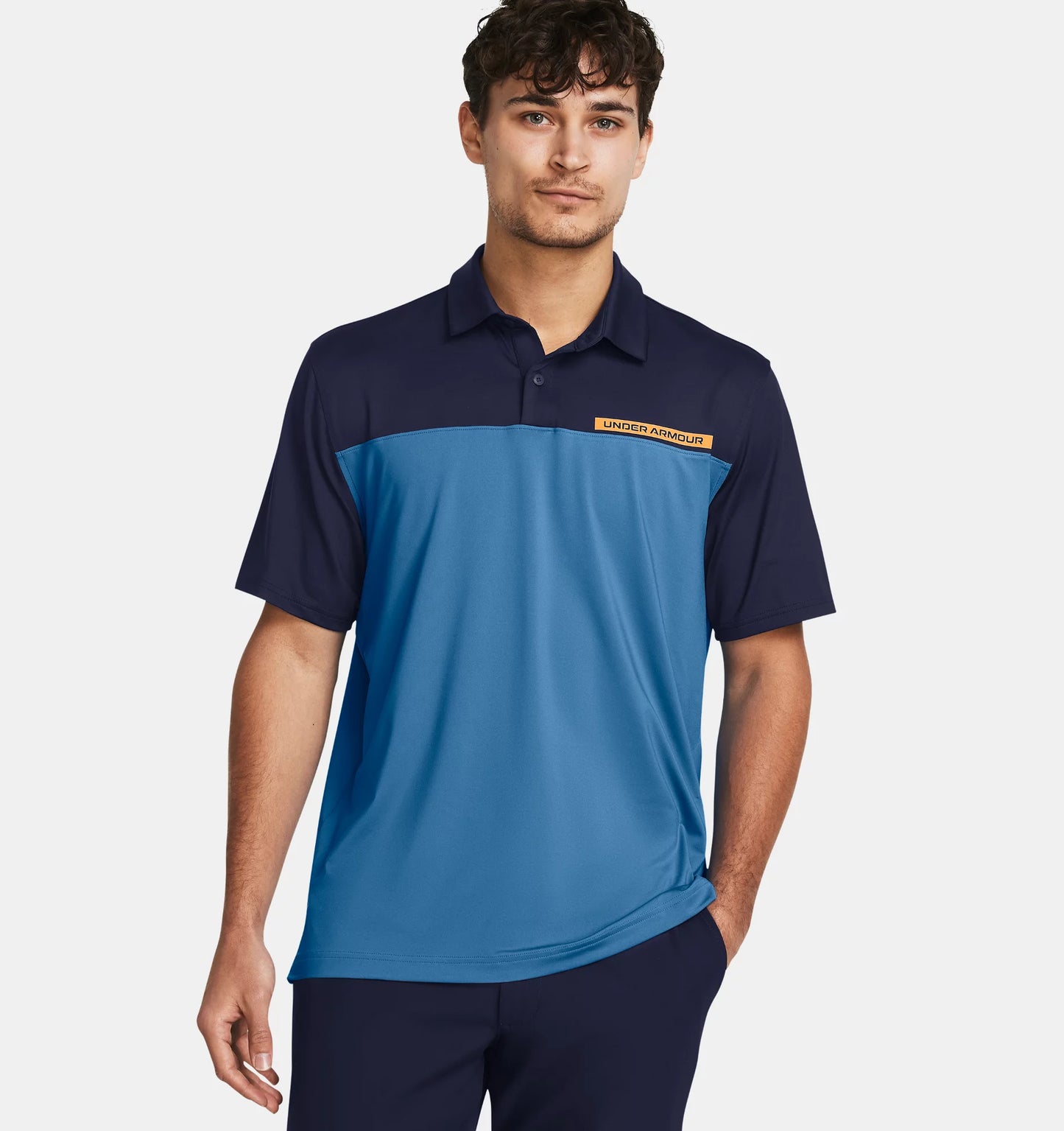 UA T2G Colour Block Polo Photon Blue