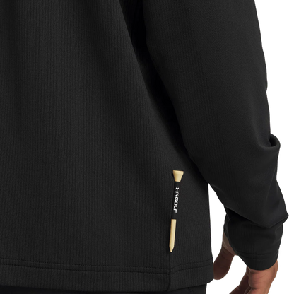Drive Lightweight 1/2 Zip Golf Top - Black