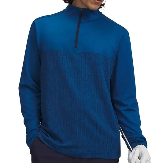 UA Drive Lightweight 1/2 Zip Golf Top - Varsity Blue