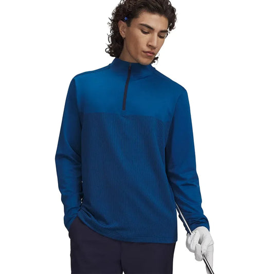 UA Drive Lightweight 1/2 Zip Golf Top - Varsity Blue