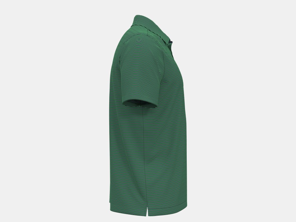 UA Playoff 3.0 Stripe Polo Green/Midnight
