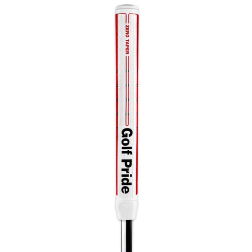 Zero Taper Putter Grip - Straight Medium - Red/White