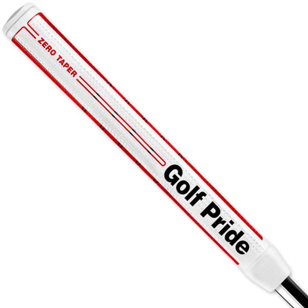 Zero Taper Putter Grip - Straight Medium - Red/White
