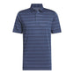 2 Colour Stripe Polo Shirt