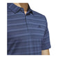 2 Colour Stripe Polo Shirt