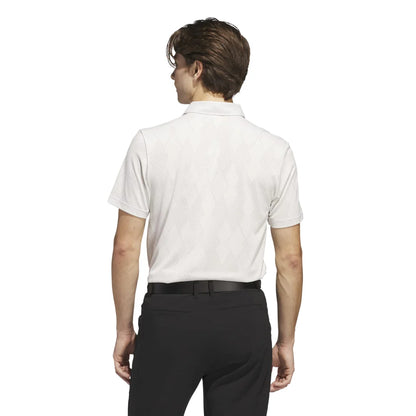 adidas Ultimate365 Micro Texture Golf Polo Shirt - White