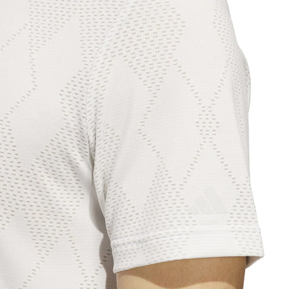 adidas Ultimate365 Micro Texture Golf Polo Shirt - White