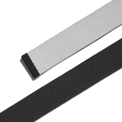 REVERSE WEB BELT - Black/Grey Two