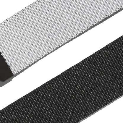 REVERSE WEB BELT - Black/Grey Two