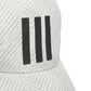 TOUR 3 STRIPE CAP - Silver Pebble