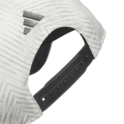 TOUR 3 STRIPE CAP - Silver Pebble