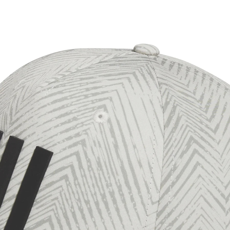 TOUR 3 STRIPE CAP - Silver Pebble