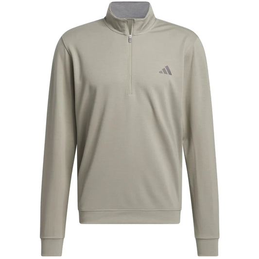 Elevated 1/4 Zip Pullover - Silver Pebble