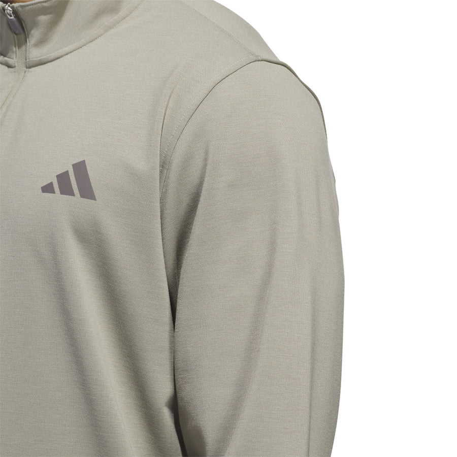 Elevated 1/4 Zip Pullover - Silver Pebble