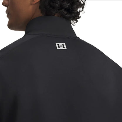 UA Drive Pro Hybrid Half Zip Golf Top - Black