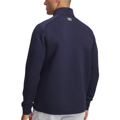UA Drive Pro Hybrid Half Zip Golf Top - Navy