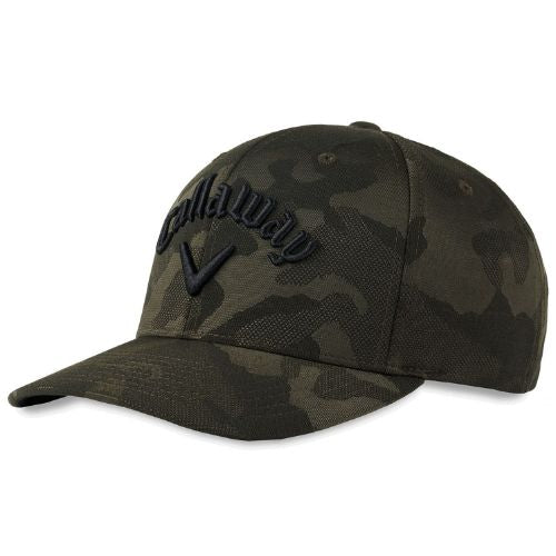 Camo Snapback Adjustable Cap Green