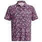 UA Playoff Printed Polo Midnight Navy/Pink