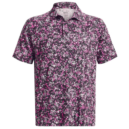 UA Playoff Printed Polo Midnight Navy/Pink
