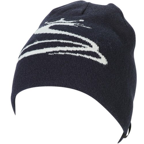 Reversible Logo Beanie Navy