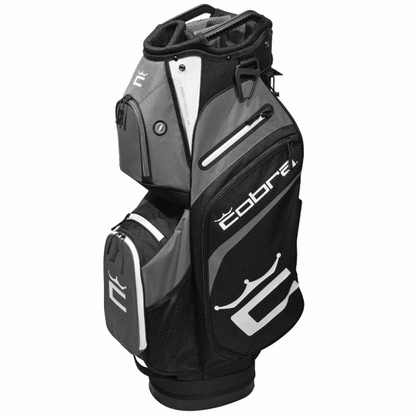 Cobra Signature Cart Bag - Black / White / Grey