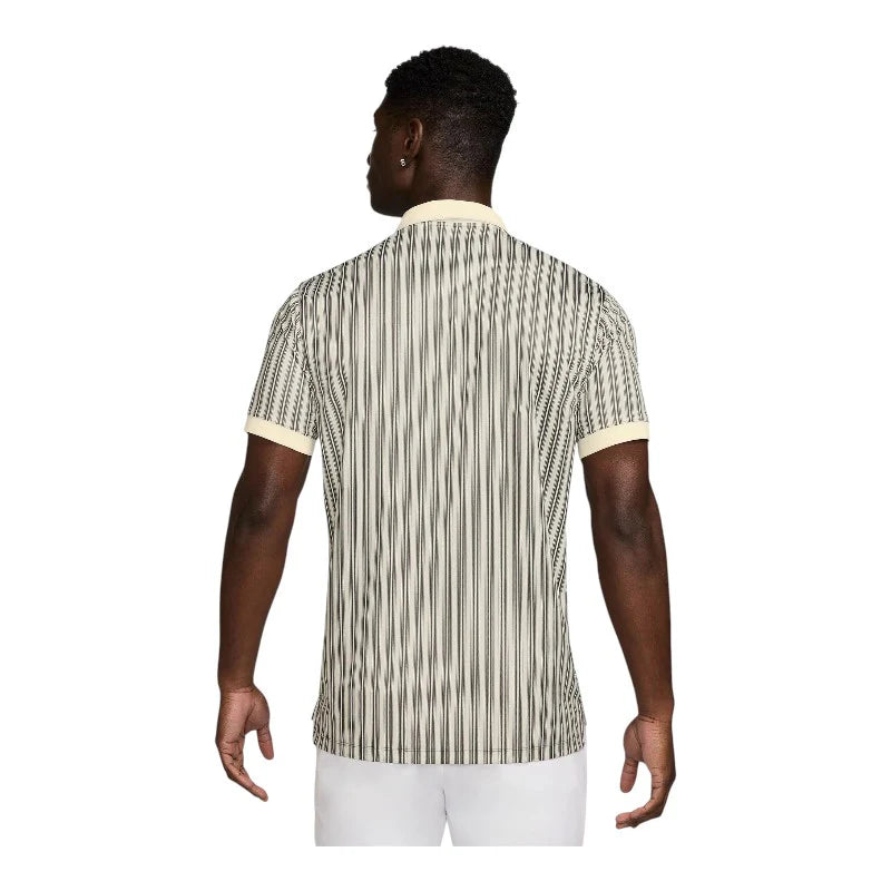 DF Victory+ Polo NVLTY Beige/Black Stripe