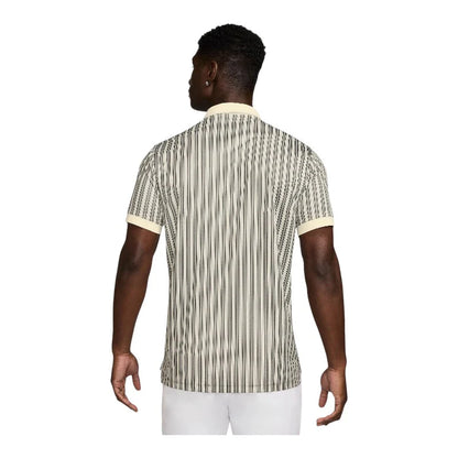 DF Victory+ Polo NVLTY Beige/Black Stripe