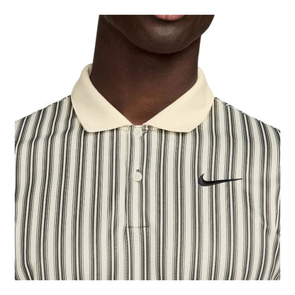 DF Victory+ Polo NVLTY Beige/Black Stripe