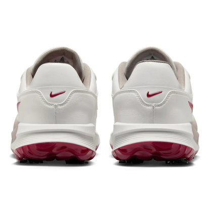 Nike Victory Pro 4 Spiked Golf Shoes - White / Red