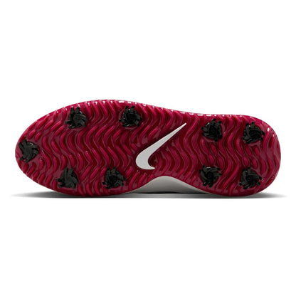 Nike Victory Pro 4 Spiked Golf Shoes - White / Red