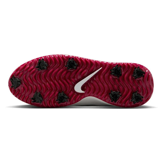 Nike Victory Pro 4 Spiked Golf Shoes - White / Red