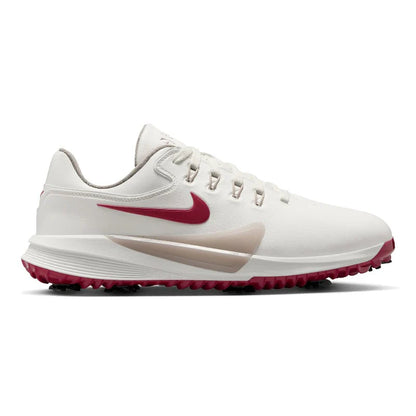 Nike Victory Pro 4 Spiked Golf Shoes - White / Red