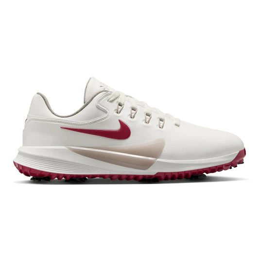 Nike Victory Pro 4 Spiked Golf Shoes - White / Red