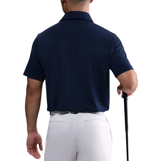 Nike Velocity Dri-FIT Golf Polo Shirt Navy/White