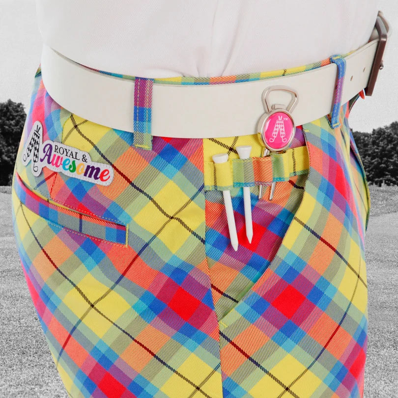 Check Trousers Yellow/Blue/Red