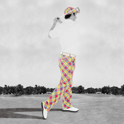 Check Trousers Yellow/Blue/Red