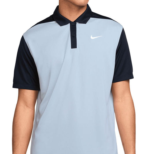 DF Victory+ Polo Blocked Light Blue